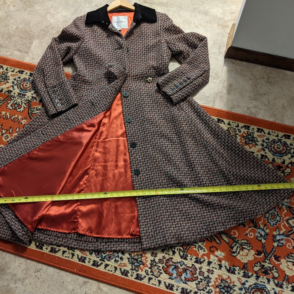 Vintage Isaac Mizrahi Black,orange,teal woven
